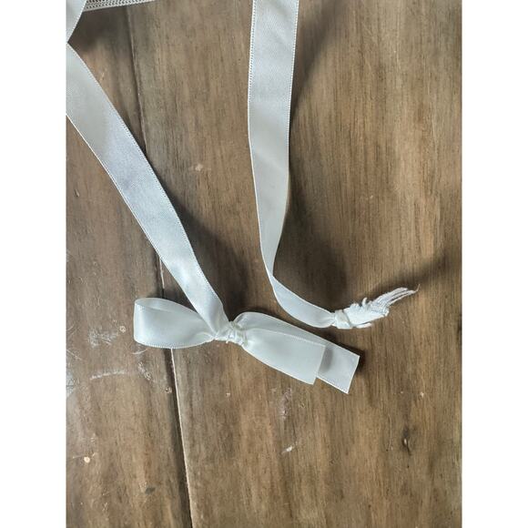 Free People Ivory Sheer Mesh Ruffle Tunic Mini Dress XS Romantic Boho Festival - Picture 7 of 7